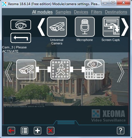 Click to view Xeoma 12.1.23 screenshot